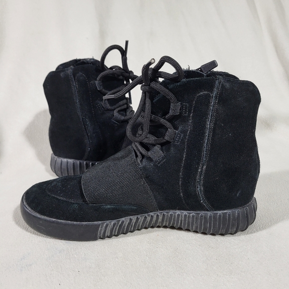 Adidas × Yeezy Boost 750 Black Sneakers Mens Size 6 - Picture 4 of 11